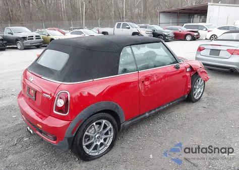 2011 Mini Cooper S from USA, damaged, VIN WMWZP3C58BTX83854